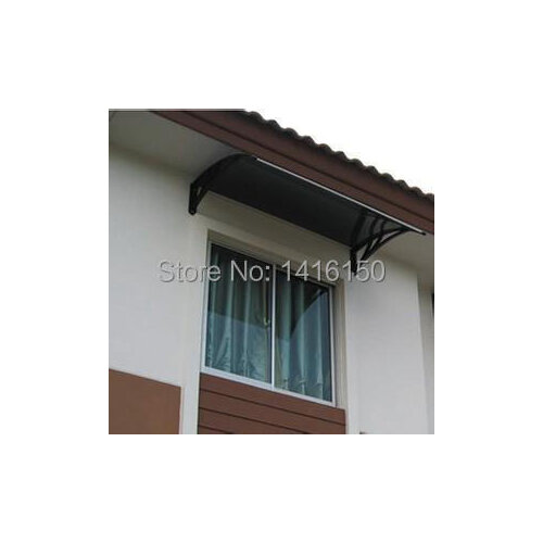 DS80120, 80x120cm,black bracket with bronze polycarbonate sheet home use awnings