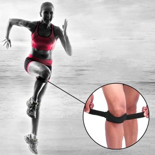 Knee Protector Strap Breathable Comfortable Pad Ergonomic Patella Protector for Jogging