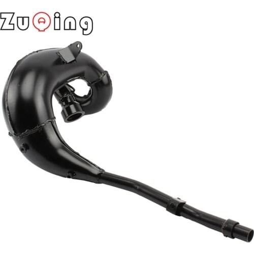 12/14 Inch Exhaust Muffler Pipe For 50cc 50 Exhaust System Junior Senior Mini SX PRO LC SILVER Heater Protector Parts