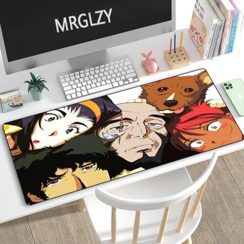 Classic Anime COWBOY BEBOP Mouse Pad Multi-size Large Waterproof Mousepad Rugs Gaming Accessoroes Laptop Gamer Keyboard Desk Mat