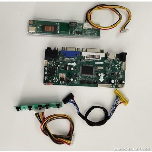 Kit for LTN141P4-L03 Controller Board Audio Screen HDMI+DVI+VGA 14.1" LCD Display panel 1024x1050 monitor 30pin M.NT68676