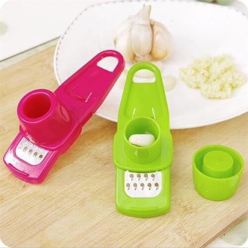 Candy Color Kitchen Accessories Plastic Ginger Garlic Grinding Tool Magic Silicone Peeler Slicer Cutter Grater Planer Grinder