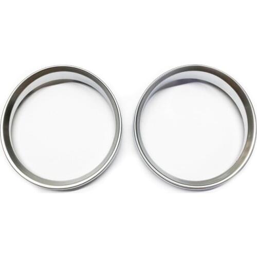 Matt Silver Dashboard Dial Gauge Rings Bezel Trim For BMW E90 E91 E92 E93 M3