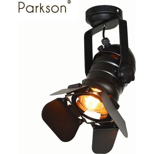 Industrial decor wall lamp bathroom light lampara pared for home Vintage adjustable led wall light bulb black iron art E27