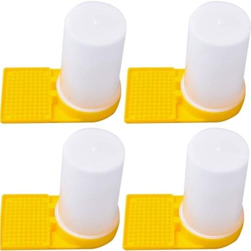New Beehive Beekeeping Water Dispenser Honey Beehive Entrance Feeder Bee Drinking Beekeeping Equipment Beekeeper Tool 4Pcs