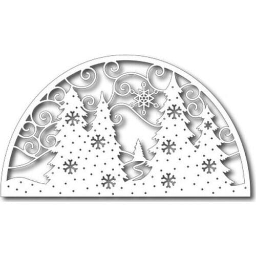 Christmas tree New Metal Cutting Dies for DIY Scrapbooking Album Decorative Embossing Handmade Paper Cards Gift