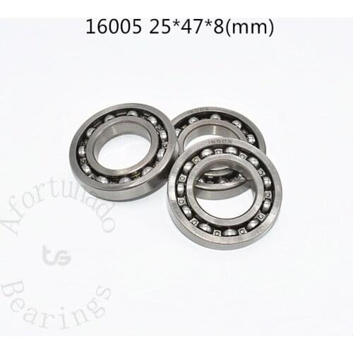 16005 25*47*8(mm) 1Piece free shipping bearing 16005 chrome steel deep groove bearing