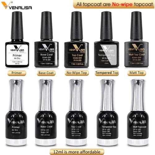 Nail art supply Venalisa fashion UV gel polish 7.5ml soak off polish nail varnish lacquer painting design polish gel combination