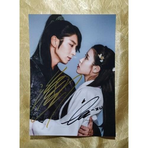 Hand signed Lee Ji Eun IU LEE JOON GI autographed photo 5*7 Scarlet Heart Ryeo K-POP 0420C