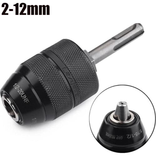 SDS Keyless Drill Chuck 2-12mm Quick Change Adapter Converter for Electric Drills