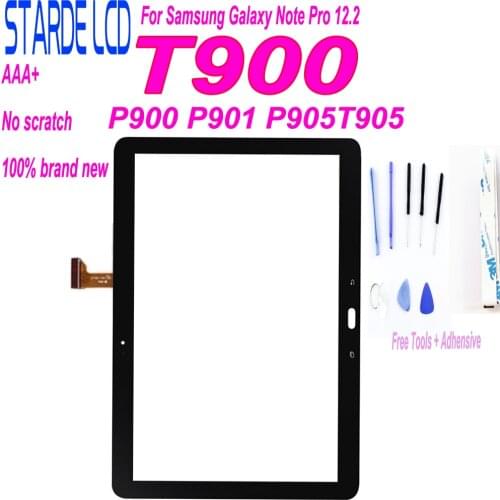1Pcs For Samsung Galaxy Note Pro 12.2 P900 P901 P905 T900 T905 Touch Screen Digitizer Panel Front Glass Sensor+ Free Tools Tape