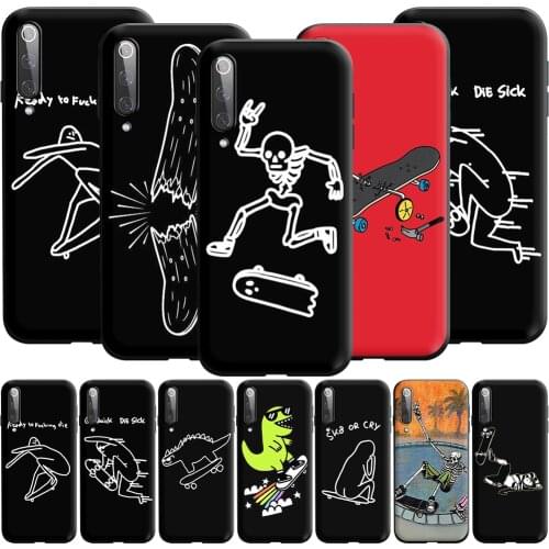 Funny Sport Skate Board Silicone Case for Xiaomi Poco X3 M3 F3 Mi 11i 11 10T 10 F2 Note Pro NFC GT Ultra 9T A3