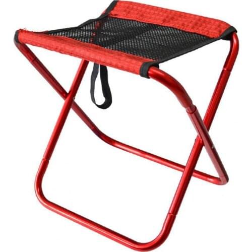 Folding Stool Outdoor Picnic Multi-purpose Flexible Comfortable Portable Thickened Cloth Stool for Camping Fishing Folding Chair