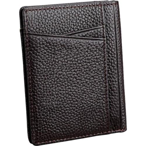 High quality men women card bag credit card package cow leather drivers license driving license set business card holder 2019