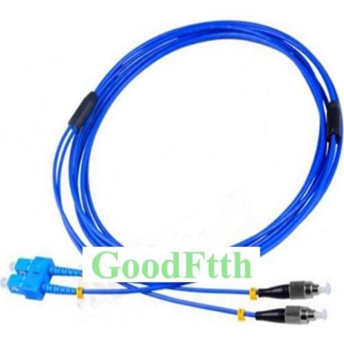 Armoured armored Patch Cord Jumper SC-FC UPC SC/UPC-FC/UPC SM Duplex GoodFtth 100-500m