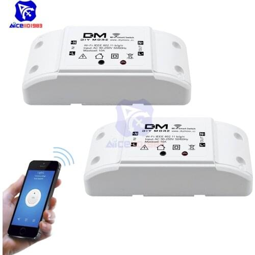 AC 90-250V 433MHz WIFI Smart Switch for Smart Home Furniture Mobile App Remote Control for Android iOS Remote Switch Module