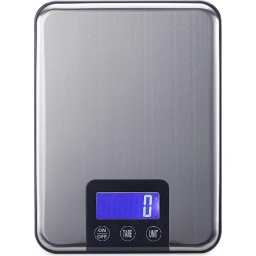 15KG 1g Digital Kitchen Scale Cooking Measure Tools 15kg Stainless Steel Electronic Scales Touch Button Russian Warehouse