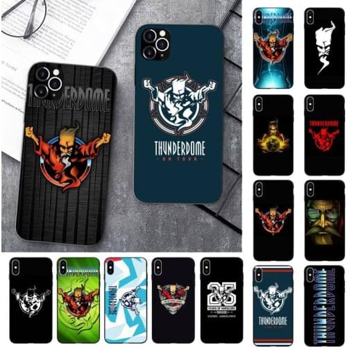 FHNBLJ Thunderdome Hardcore Wizard Customer Phone Case for iPhone 11 12 pro XS MAX 8 7 6 6S Plus X 5 5S SE 2020 XR case