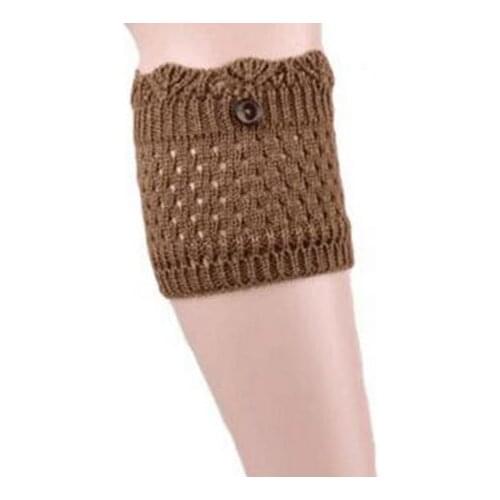 120pairs/lot new coming winter knit hollow-carved crown style boot cuff/boot sock