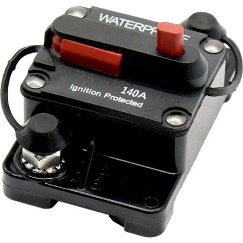 Surface-Mount Circuit Breakers with Manual Reset, 140Amp 12-24V DC