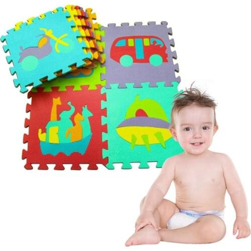10 PCS/Set baby mattapete infantil EVA Marine Foam Mats Childrens Educational Toys developing mat
