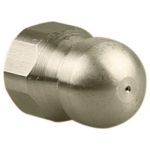 Jet Pressure Washer Drain Sewer Cleaning Pipe Jetter Rotary Nozzles 3/8\'\' Stainless Steel Cleaning Nozzle For Dredging Sewage