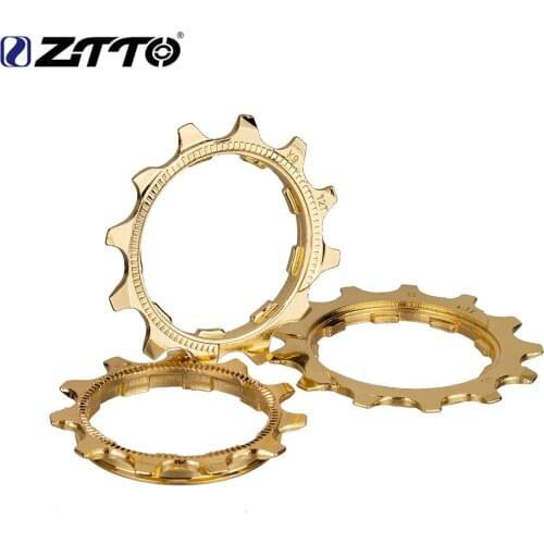 ZTTO MTB Road Bike Bicycle Cassette Gold Cog 9 10 11 Speed Golden 11T 12T 13T Cogs Freewheel Part for ZTTO K7 Cassette 1pcs