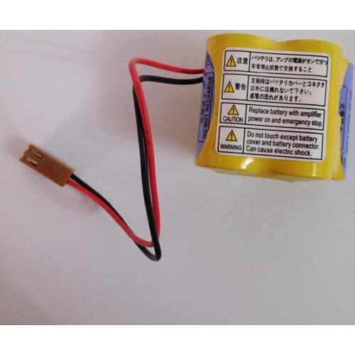 10 packs New Date Original NEW BR-2/3AGCT4A 6V battery PLC BR-2/3AGCT4A lithium-ion batteries with Brown plug free shipping