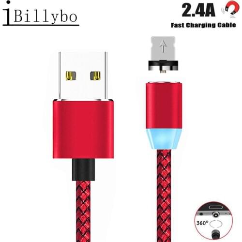 360 Degree Round Magnetic Charger Cord For Samsung J4 Huawei 6A Honor 8X 8A vivo Y17 V15 Y93 Z1 Android Mobile phone USB C Cable