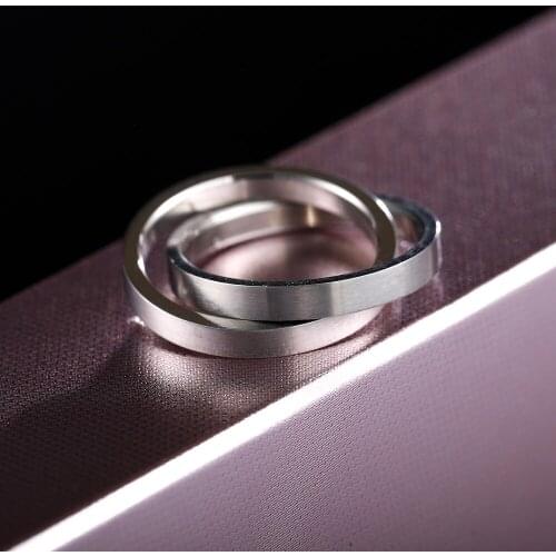 MOREDEAR 6mm Vintage 316L Stainless Steel Ring for Men And Women Never Fade