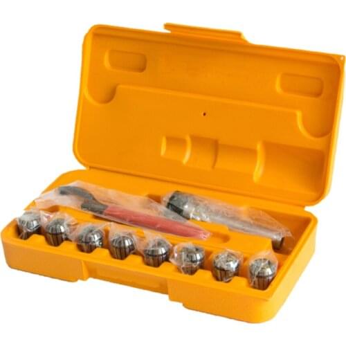 Milling chuck set MT3-ER25 3-16MM, 8 pieces, machine tool, drilling and milling machine accessories fixture