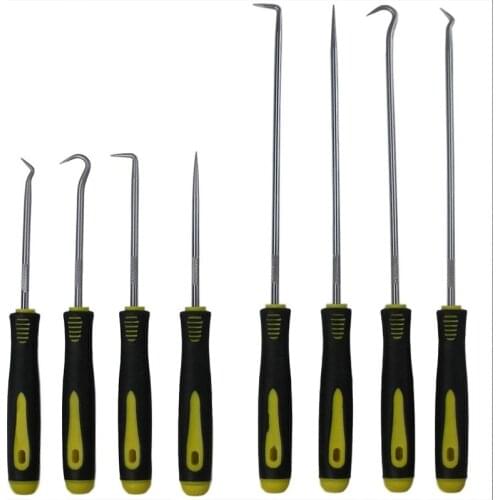 8-Piece Long and Short Hook and Pick Set Durable Extra Long O-Ring and Unloading Seal Craft Hobby Tools