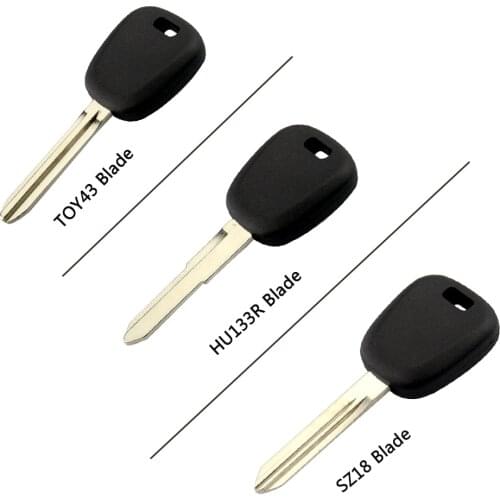OkeyTech For Suzuki Swift Liana Vitara Transponder Chip Replacement Car Key Shell Cover Case Fob Uncut TOY43 HU133 SZ18 Blade