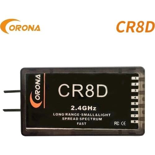 Corona CR8D 2.4GHz DSSS V2 8CH Receiver RX Version II