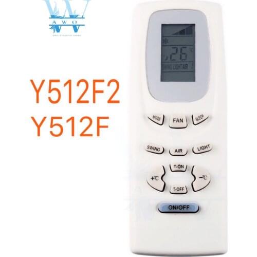 AWO New REPLACEMENT Remote Control Y512F Y512F2 Y512 AC A/C For GREE TRANE Electrolux YORK Remote control for air conditioner