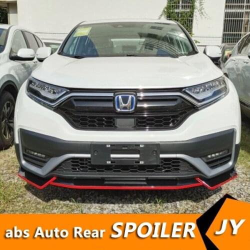 For Honda CRV Body kit spoiler 2021-2022 For C-RV ABS Rear lip rear spoiler front Bumper Diffuser Bumpers Protector