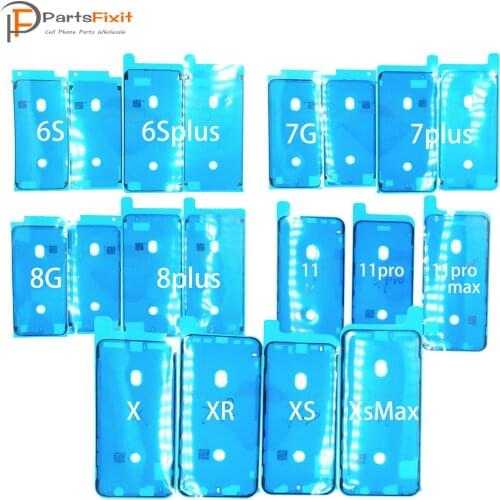 Waterproof Sticker for iPhone 6S to 11pro max Frame Adhesive LCD Display Sticker Frame Bezel Seal Tape Bezel Adhesive Parts