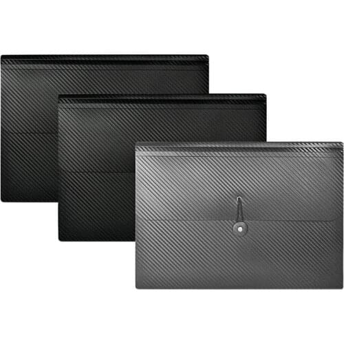 3 Extension Folders, 13 Pockets and 7 Pockets File Storage Bag, Accordion Folder, A4 Paper Folder, Suitable for Office