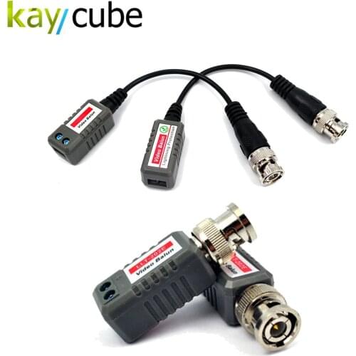 5Pairs 1 CH UTP Passive Video Balun BNC-M CCTV Video Transceiver LLT-202E LLT-202L kaycube