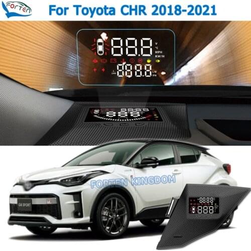 Car Electronic HUD Head Up Display Speedometer Projector For Toyota CHR C-HR 2018-2021 Safe Driving Screen Airborne computer