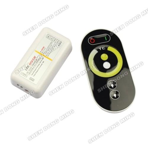 DC12-24V 8A RF Wireless LED Controller Touch Remote color temperature controller for LED Light + Free Shipping