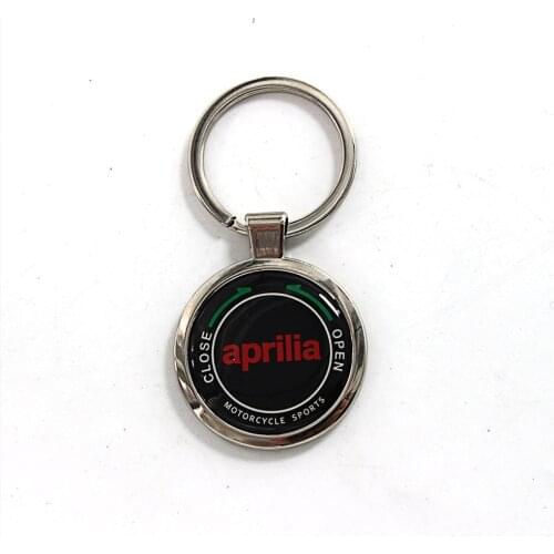 Motorcycle keychain key Ring with logo for Aprilia