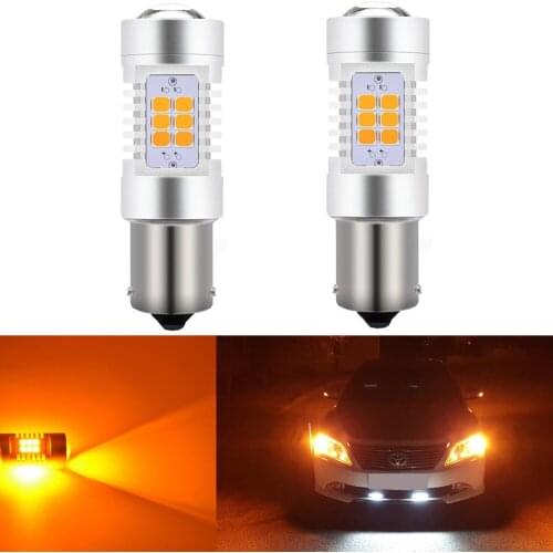 Canbus No Error 1156 BAU15S PY21W Car LED Turn Signal Light BA15S 1157 BAY15D 3157 T20 7443 LED Bulbs For Audi BMW VW Mercedes
