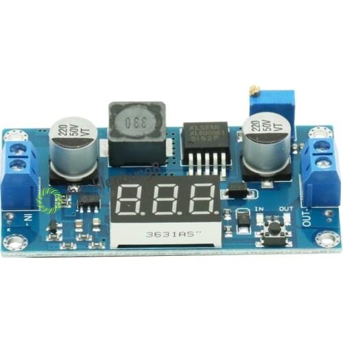 DC-DC XL6009 Digital Boost Step Up Power Supply Module Adjustable 4.5-32V to 5-52V Step-up Voltage Regulator With LED Voltmeter