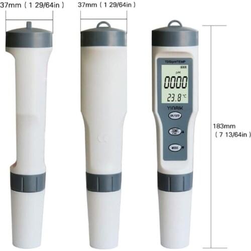 EZ9901 Digital TDS Meter 3 in 1 TDS/PH&TEMP Tester Pen Handheld Water Quality 203F