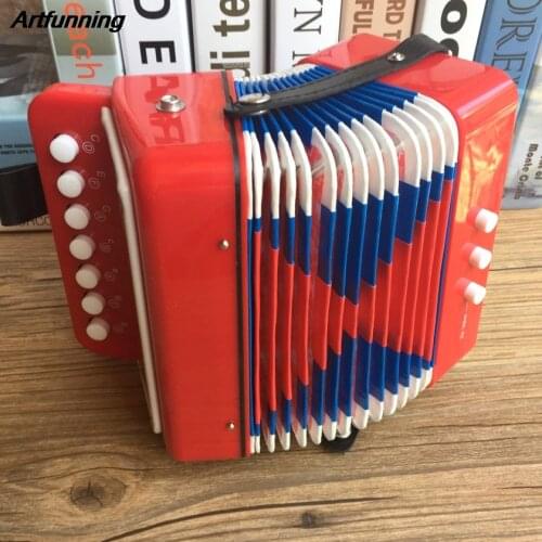 Artfunning Childrens accordion childrens musical instruments music toys educational early education toys free Shipping