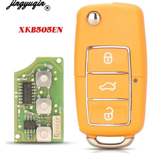 Jingyuqin 3 Buttons Xhorse XKB505EN VVDI Wire Universal Smart Remote Car Key For VVDI Mini Key Tool VVDI2 No Transpponder Chip