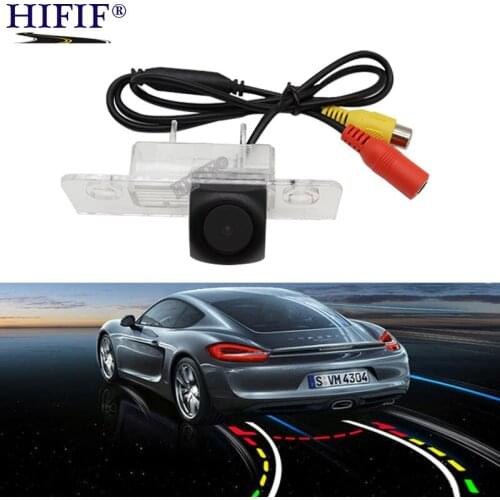 Fisheye Dynamic Trajectory Wireless Car Rear View Backup Camera For Skoda Octavia 5 A5 2008 2009 2010 2011 2012 2013 2014 2015