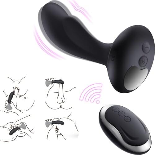 Wireless Remote Control 10 Speeds G-spot Vibration Prostate Massager Anal Vibrator Sex Toys For Women Men Vibrating Butt Plug