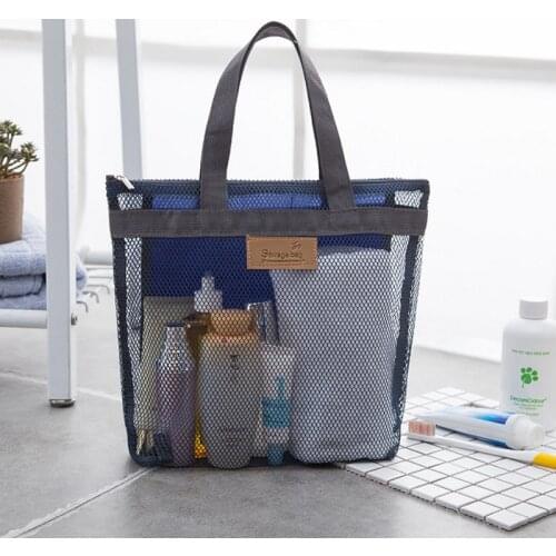 Women Travel Large Cosmetic Bag Set Makeup Mesh Toiletry Bags Men Wash Organizer Portable Pouch Case